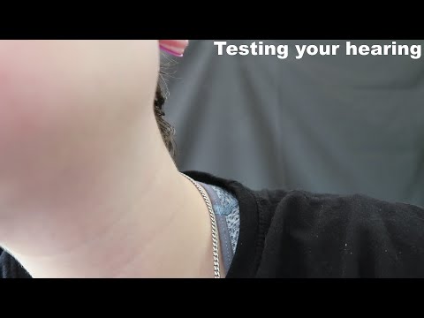 ASMR TESTING YOUR HEARING [Sponge Scratches, Whispering, Brushing Etc.)