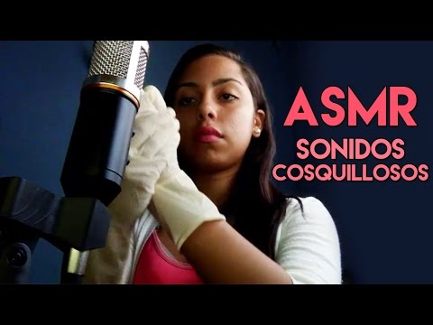 [ASMR] Sonidos Cosquillosos | Sonidos con arroz, Guantes de latex y Pompom