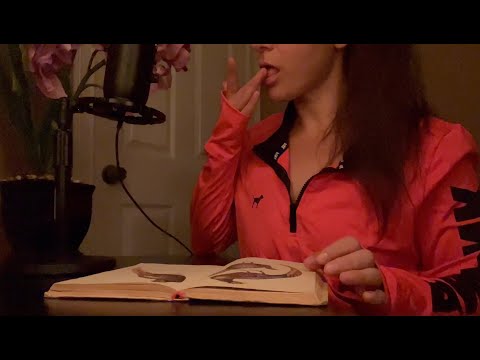 ASMR Slow Pace Page Turning 📔 w/ Finger Licking 😴😴😴 ( REQUESTED )