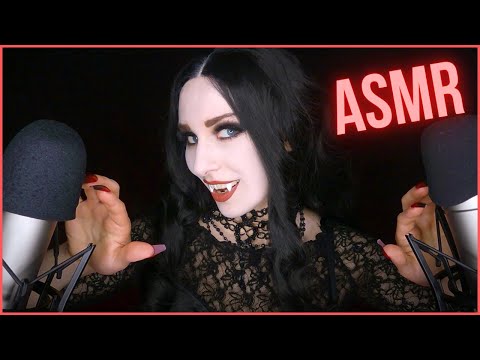 ASMR | VAMPIRE TRIGGERS | Scratching Tapping Blowing and Kisses