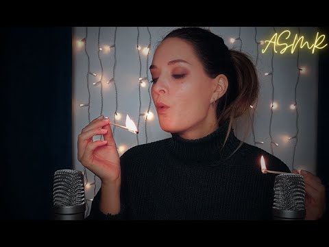 ASMR TRIGGERS | Lighting 86 matches 🔥 | Deep relaxation sounds ( No Talking )