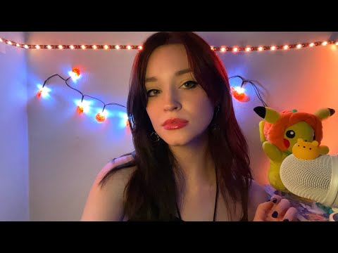 ASMR Clicky Whispers and Sensitive Mouth Sounds (energy plucking) ✨