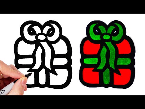 Comment Dessiner Un Cadeau Mignon Kawaii (Noël 2020)