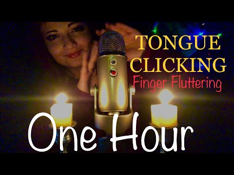 TONGUE CLICKING | FINGER FLUTTERING ~ ASMR 🥇Hour