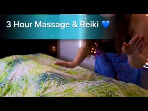 ASMR 💙 3 Hours of Relaxing Massage and Reiki Compilation 🦋