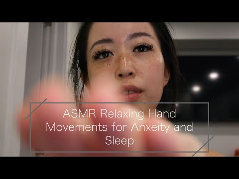 ASMR Relaxing Hand Movements for Anxiety and Sleep (binaural sounds)