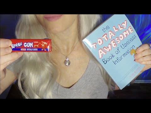 ASMR Gum Chewing Random Facts | Whispered