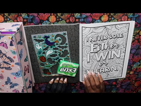 EITHER I WIN OR LEARN COLORING BOOK ASMR CHEWING GUM
