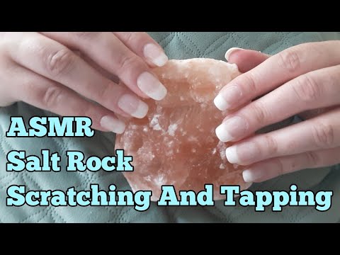 ASMR Salt Rock Tapping And Scratching (Lo-fi)