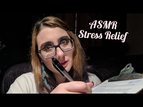 ASMR Your Therapist Helps Calm You Down During Stressful Times (random triggers)