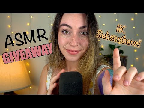 ASMR | ✨ 1000 Subscribers Giveaway! ✨(Soft Speaking)
