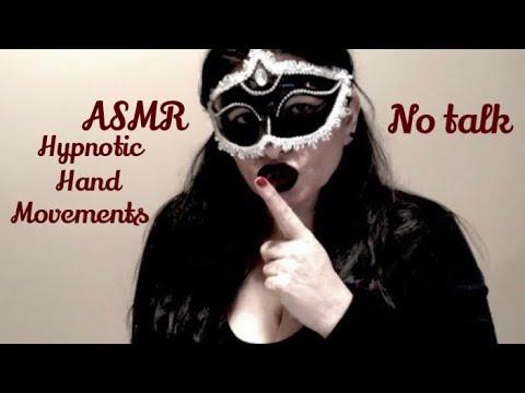 ASMR no talk w hypnotic trippy hand movements and haunting music.
