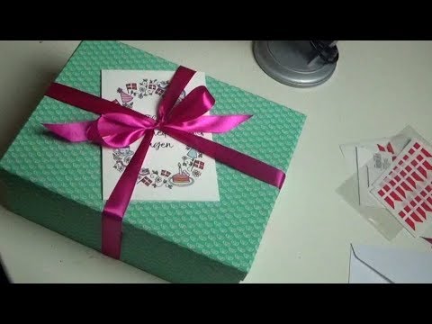 ASMR 🎁 Wrapping A Gift 🎁 Plastic Sounds & Crinkles