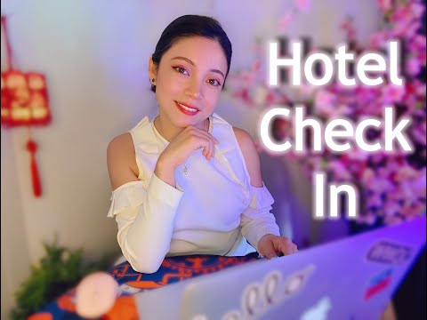 ASMR Helping You Check-In 🏨 Luxury Hotel