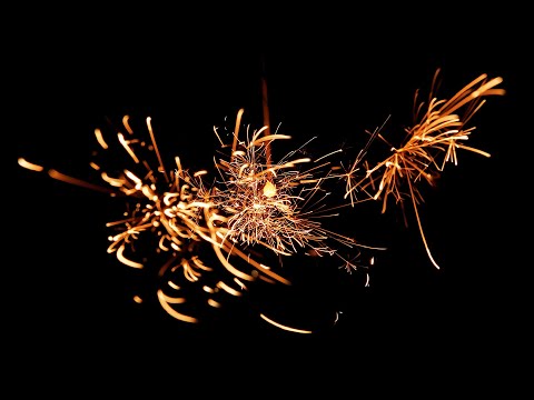 [ASMR] 線香花火🎇 Japanese Sparklers Fireworks [声なし-No Talking]