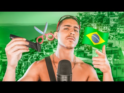 ASMR BARBEIRO CARIOCA CORTANDO SEU CABELO ✂️💈