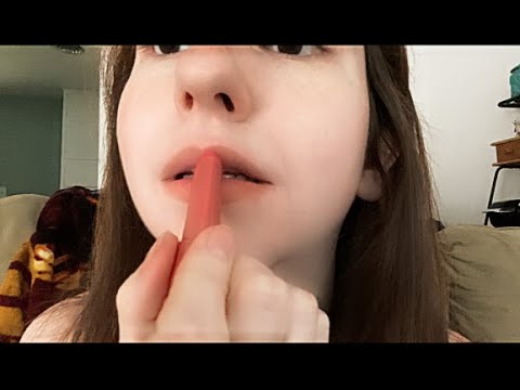 ASMR Lip Stick Application Soft Spoken