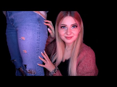 ASMR • JEANS AND LEGGINGS SCRATCHING! 👖 • TRIGGERTIME WITH ASMR JANINA...😴