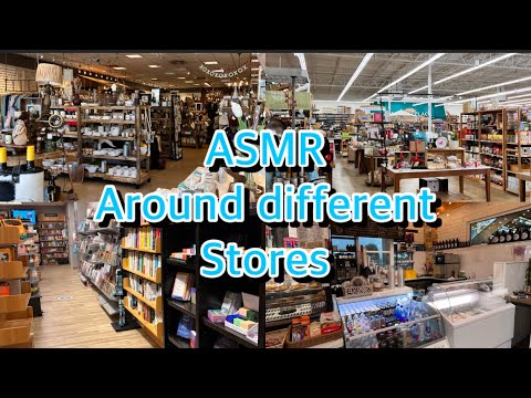 ASMR around  different stores