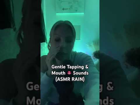 ASMR Gentle Sounds With ASMR Mouth Sounds & ASMR Rain 🌧️ Trigger