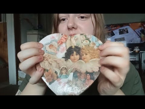 ASMR- Show and Tell- Thrifted Tins and Containers Collection So Cute! Lofi with Rambling