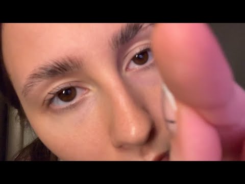 ASMR- Sculpting/plucking your face with spit paint and kisses🫶🏻 (Custom for Kevin💛)