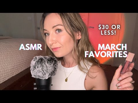 ASMR March Favorites | Relaxing Tapping, Scratching & Up-Close Whispering