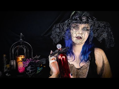 ASMR | 💀 Spellbinding Witch brews a potion for you #asmr #roleplay #hocuspocus #witch  #halloween