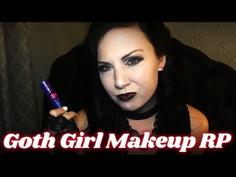 ASMR Goth Girl does your Goth Makeup