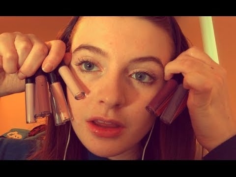 [ASMR LIPGLOSS TRY-ON] With Whispering, Mouth Sounds, and Lid Sounds