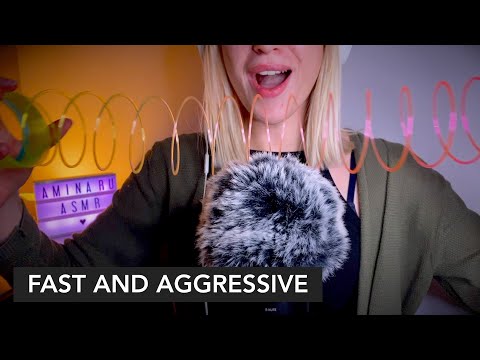 ASMR | Fast and Aggressive Triggers for Sleep and Tingles