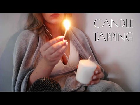 ASMR | Tapping On Candles | No Talking