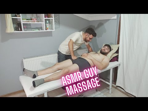 ASMR GUY CUP  RELAXING SLEEP MASSAGE-Asmr chest,abdomınal,leg,arm massage