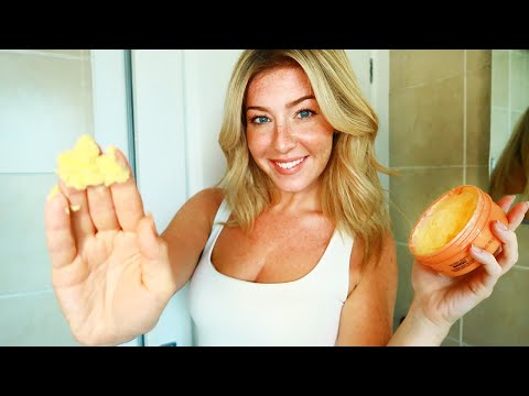 ASMR DOING NICE THINGS TO YOU IN THE BATHROOM 🛁 At Home Pampering Relaxation
