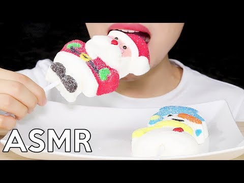 ASMR Marshmallow Pop 마시멜로우팝 리얼사운드 먹방 Eating Sounds