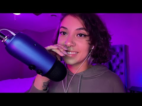 ASMR ~ Unintelligible Whispers, Personal Attention, & Hand Movements