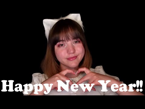 ASMR 💤 New Year's pep talk and affirmations 🎉💚 Happy 2024 ❄️