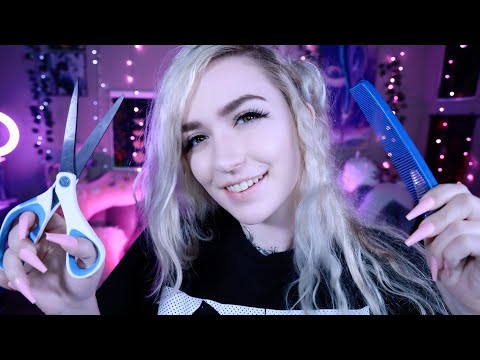 ASMR | i need YOUR undivided ATTENTION for this QUICK hair cut