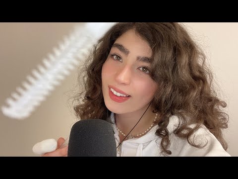 ASMR Doing Your Makeup (Personal Attention, Inaudible Whispering..)