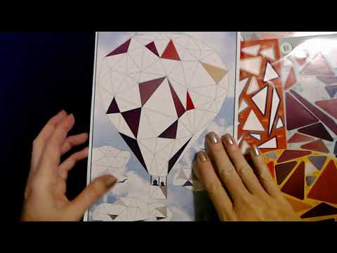 ASMR | Hot Air Balloon Picture / Color By Sticker (Soft Spoken)