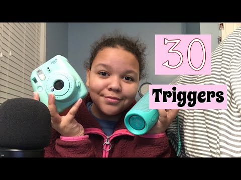 ASMR- 30 triggers in 1 minute