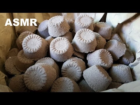 ASMR : Dusty Cement Sand Crumble in Paper Hole #257