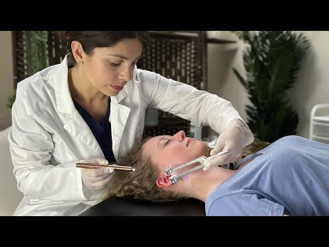 ASMR Cranial Nerve Exam & Ear Cleaning (Earwax Removal) Soft Spoken Role-play | Real Person