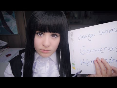 Cosplay ASMR - TSUNDERE Roleplay - Ririchiyo-Sama teaches you Japanese! - ASMR Neko
