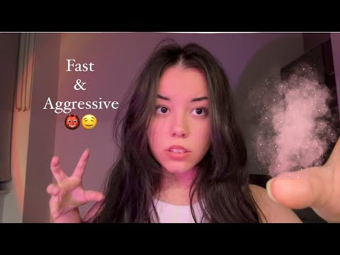 Fast & Aggressive ASMR | Visualisations | Fireworks | Chaotic and Fun Triggers ✨