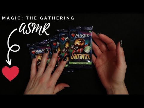 ASMR Magic: The Gathering ⭐ Unfinity Pack Opening ⭐ Soft Spoken, Tapping ⭐ Card Sounds