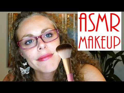 OMG! I Do Your Makeup!  ASMR Role Play Soft Spoken Binaural Brush sounds