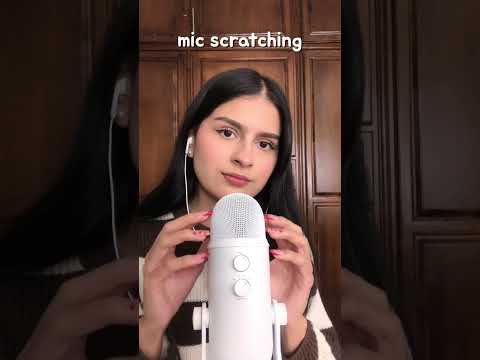 mic scratching 🎤 #asmr #shorts #asmrshorts #micscratching  #asmrespañol