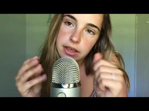 {ASMR} |UP CLOSE|Mic Scratching With Positive Affirmations| Mouth Sounds| Tico, Sk,OmNom,Tk|