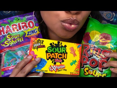 ASMR | Trying Sour Candy 😝 🍬 *Smacking*